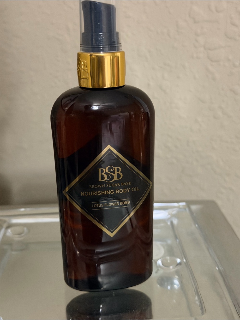 NEW Brown Sugar Babe Nourishing Body Oil - Lotus Flower Bomb (Amber)